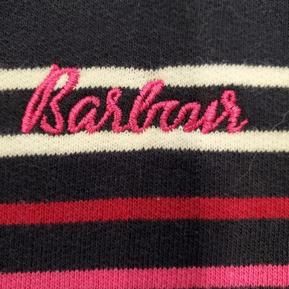 Worn Once- Barbour Navy Striped Sweater!!🌺🌺🌺 - Picture 4 of 8